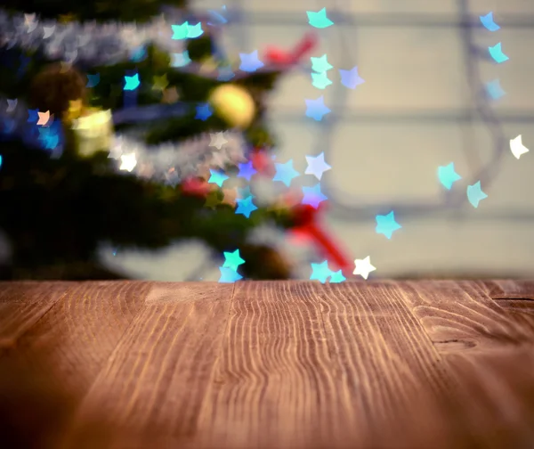 Christmas table background — Stock Photo, Image