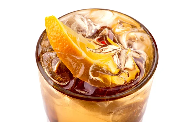 Coctail mit Orange — Stockfoto