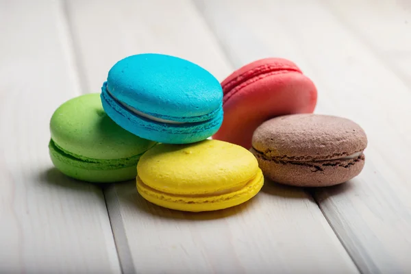 Colorful sweet Macaroons — Stock Photo, Image