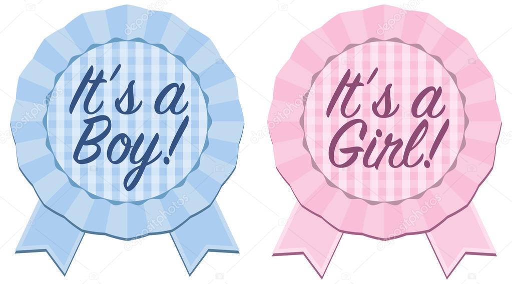Baby Announcement Ribbon