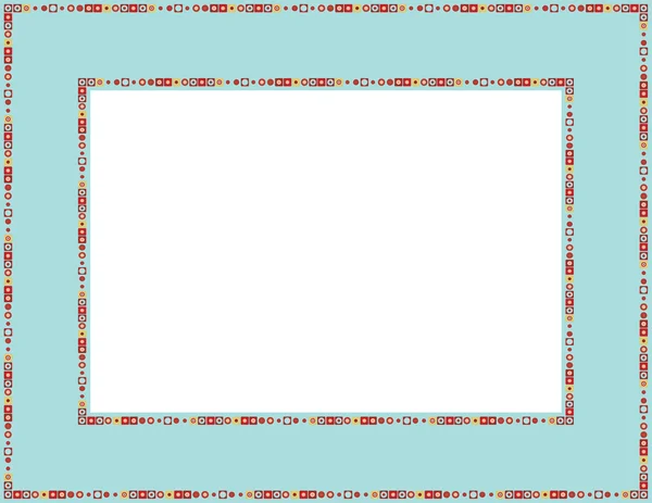 Beaded frame — Stockvector