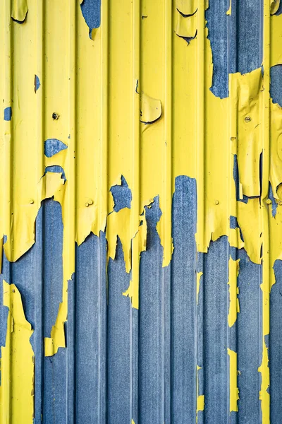 Yellow Tin fence texture background