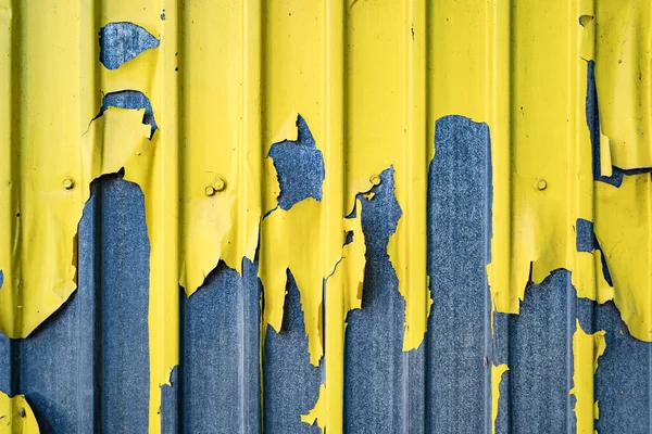 Yellow Tin fence texture background
