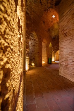 Sahil şeridi Alanya 'da Kırmızı Tur