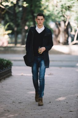 Şık hipster modeli