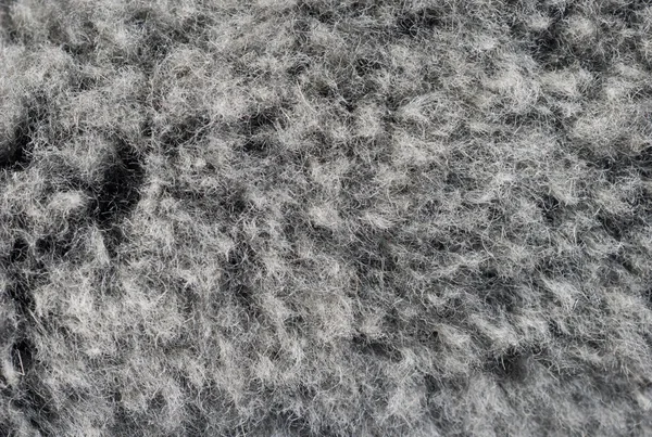 Natural grey fur texture as background — Stock Photo, Image