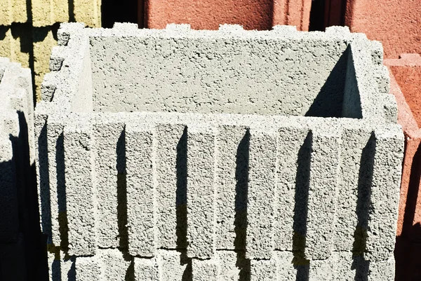 Fundo do bloco de concreto pilha — Fotografia de Stock