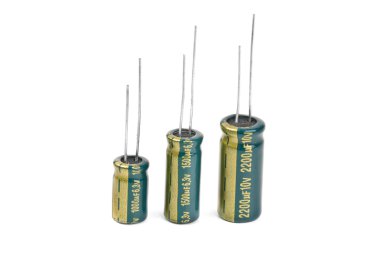 Yeşil beyaz izole elektrolitik Kondansatörler
