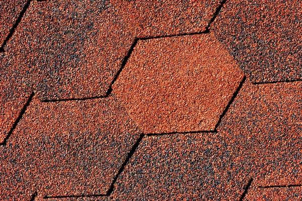 Rot - schwarze Schindelstrukturen (Nahaufnahme Hintergrund)) — Stockfoto