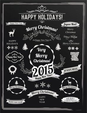 Noel süslemeleri seti