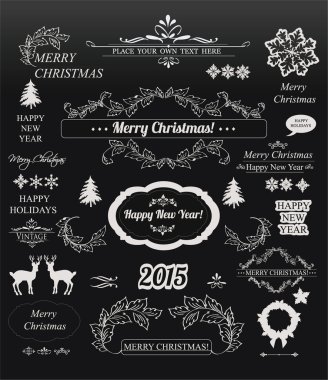 Noel süslemeleri seti