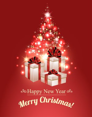 Noel hediyeleri arka plan