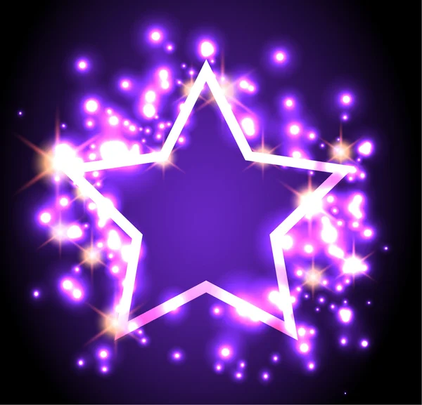 Estrella brillante de oro — Vector de stock