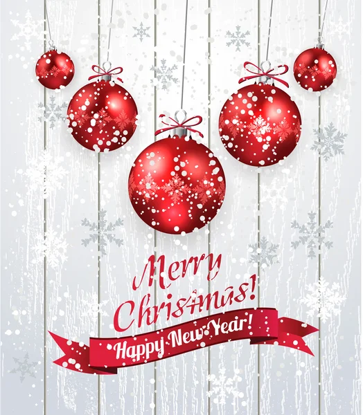 Christmas greeting card — Stock Vector