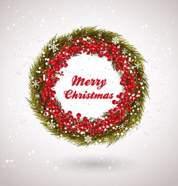 Noel çelenk çilek ve yayla