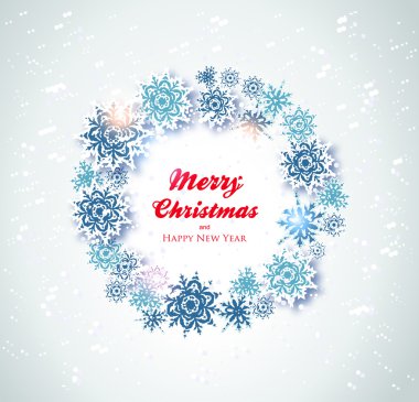 Kar taneleri-kış arka plan