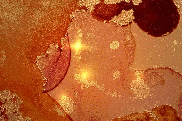 Оранжевый и золотой блеск абстрактного мрамора — стоковый вектор