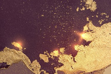 Burgonya ve altın desenli jeot ve pırıltı desenli