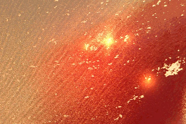 Винаж, сияющий абстрактным нежным красным и золотым мрамором с блестками — стоковый вектор