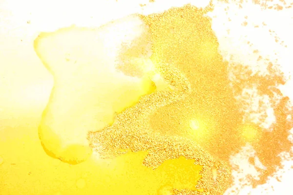 Vinatge abstracto de oro, y textura de mármol amarillo con destellos — Vector de stock