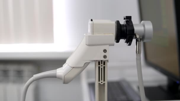 Een coloproctoloog. Medische instrumenten van het kantoor van proctologen. — Stockvideo
