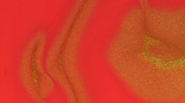 Sıvı soyutlamalar. Derin mürekkep boşlukları. Soyut renkli arkaplan taşınıyor. Renkler karıştırılıyor.