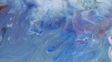 Sıvı mermer dokusu. Mermer mavisi renkli. Akışkan sanat. Çok Güzel Soyut Renk Tasarımı Renkli Girdap Dokuları Arka plan Mermer Videosu. Soyut. Mavi aksan.