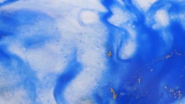 Sıvı mermer dokusu. Mermer mavisi renkli. Akışkan sanat. Çok Güzel Soyut Renk Tasarımı Renkli Girdap Dokuları Arka plan Mermer Videosu. Soyut. Mavi aksan.