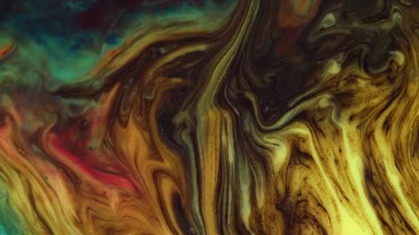 Marmeren textuur. Abstracte donkere pastelstromen stromen door het vat op een donkere achtergrond. — Stockvideo