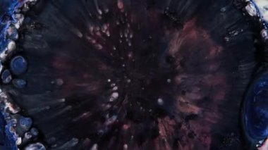 Soyut Grunge Renk Mürekkepli Patlama Arkaplanı daraltıyor. Pastel koyu gökkuşağı renkleriyle ayrıntılı arkaplan hareketi.