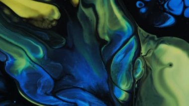 Hücre yapısı. Mavi arkaplan resmi. Boya tuvalden damlıyor. Sıvı boya lekeleri. Yumuşak geçiş. Soyutlamalar ART arka planı geçiş ekran koruyucuları.