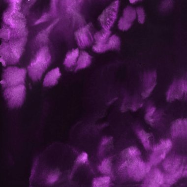 Bright painted neon pink and violet watercolor texture. Hand drawn background