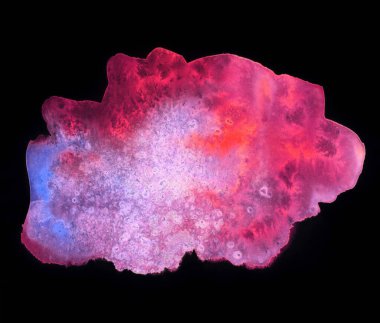 Parlak menekşe, mavi ve mor suluboya dokular. El çizimi arkaplan.