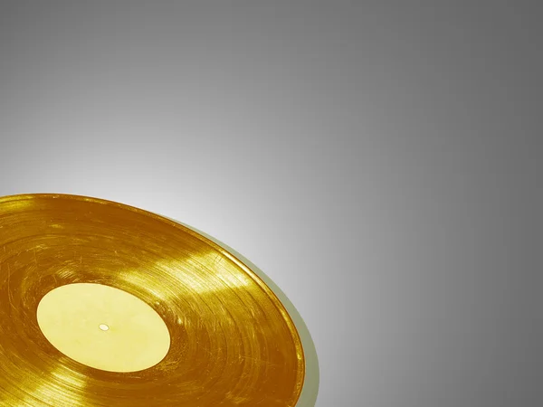 Achtergrond gouden vinyl — Stockfoto
