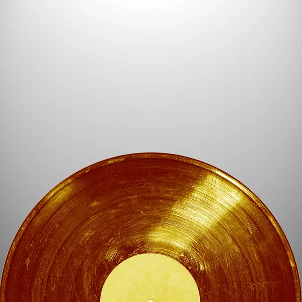 Achtergrond gouden vinyl — Stockfoto
