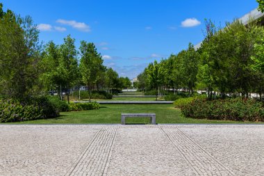 relax bitkiler ile Park alanı