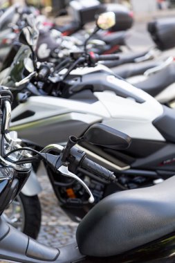 motobike ayrıntılarını portre