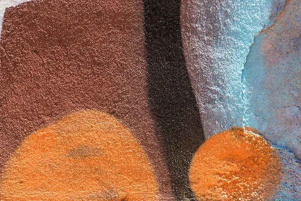 Zbliżenie Abstrakcja malowane ściany miasta — Zdjęcie stockowe