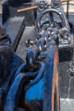 gemi güvertesinde donatımın ayrıntıları