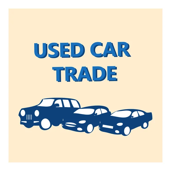 Illustration vectorielle bannière de conception pour les entreprises automobiles — Image vectorielle
