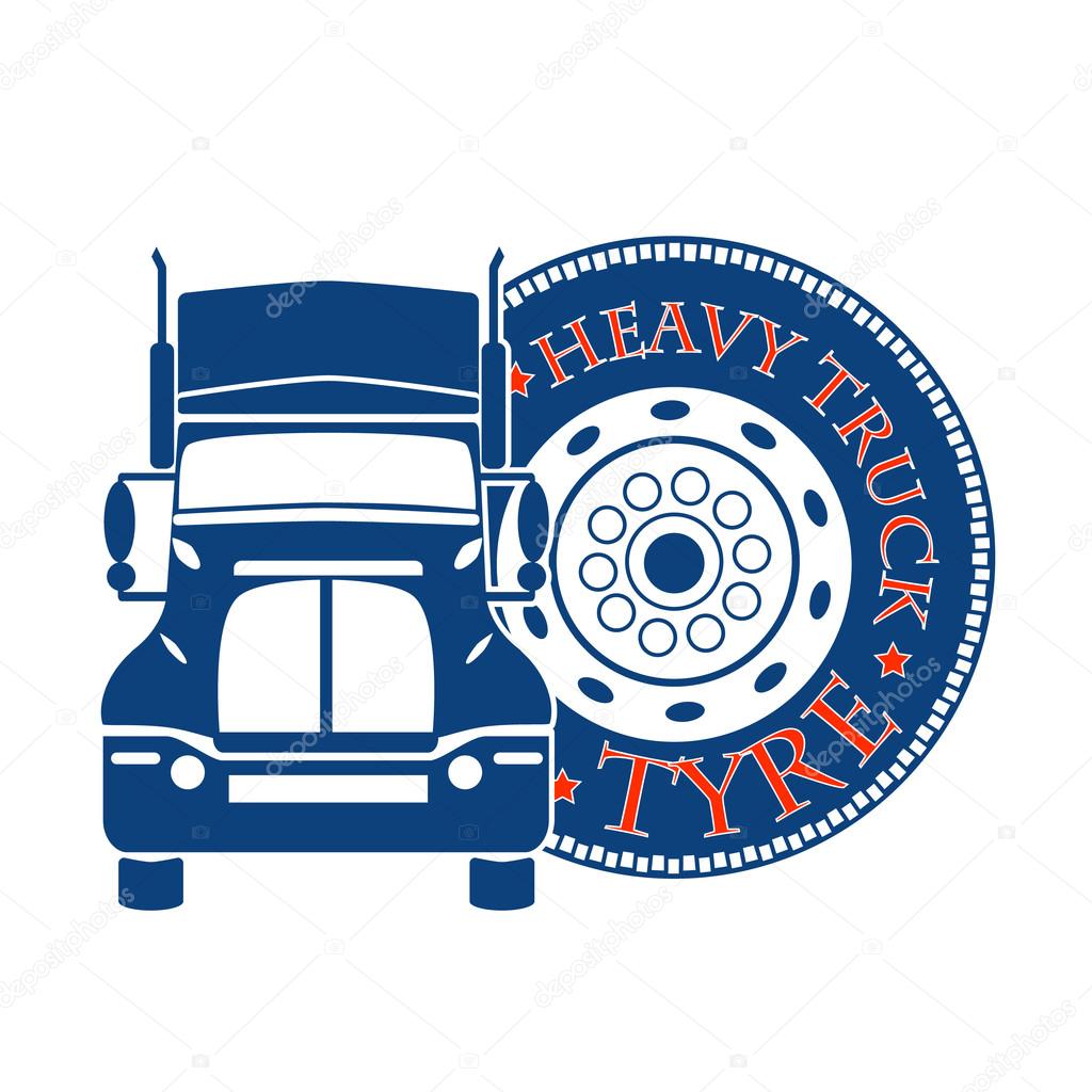vector illustration design hevy truck automobile service