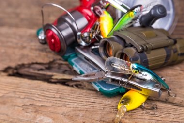 ahşap tahta üzerinde dişli balıkçılık ve Turizm