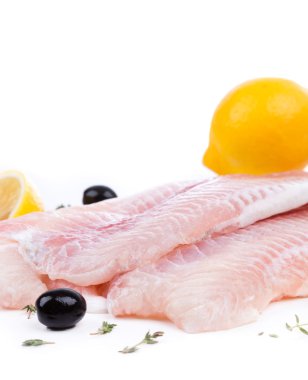 ham fileto pangasius limon ve zeytin