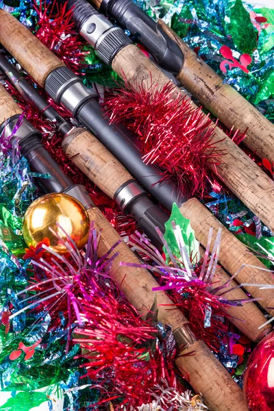 Quadro de Natal para pescadores e pescadores — Fotografia de Stock