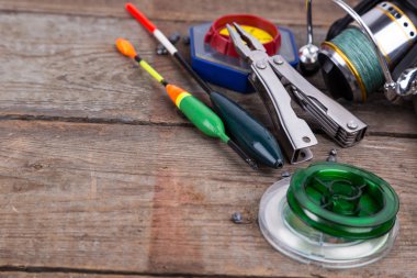 ahşap arka plan anglers balıkçılık ele