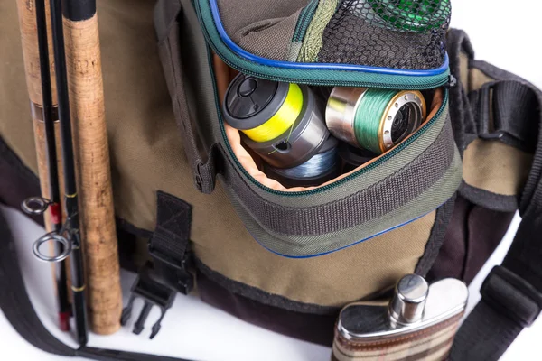 Plaquettes dans un sac à main avec boîte — Photo