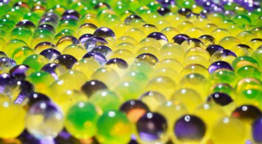 Renkli topların soyut arkaplanı