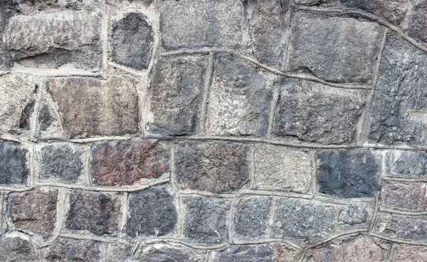Stary Mur Dużych Kamieni Odkryty Zbliżenie Abstrakcyjne Tło — Zdjęcie stockowe