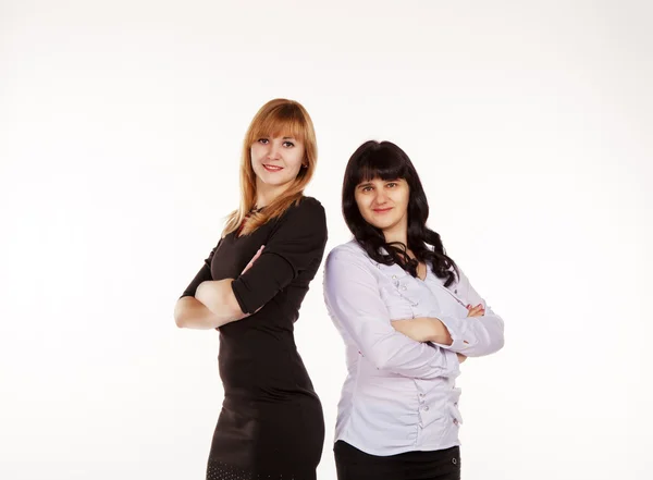 Due giovani belle donne d'affari — Foto Stock