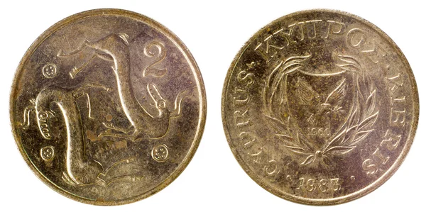 Moneda antigua de Chipre — Foto de Stock